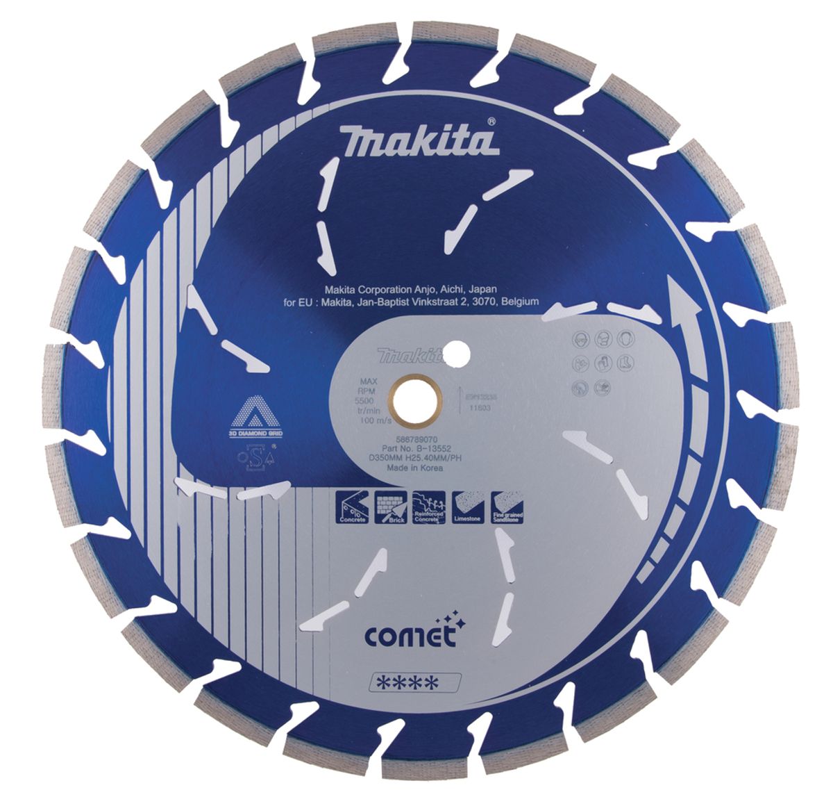 Makita Diamantskive 350 mm Comet B-13552