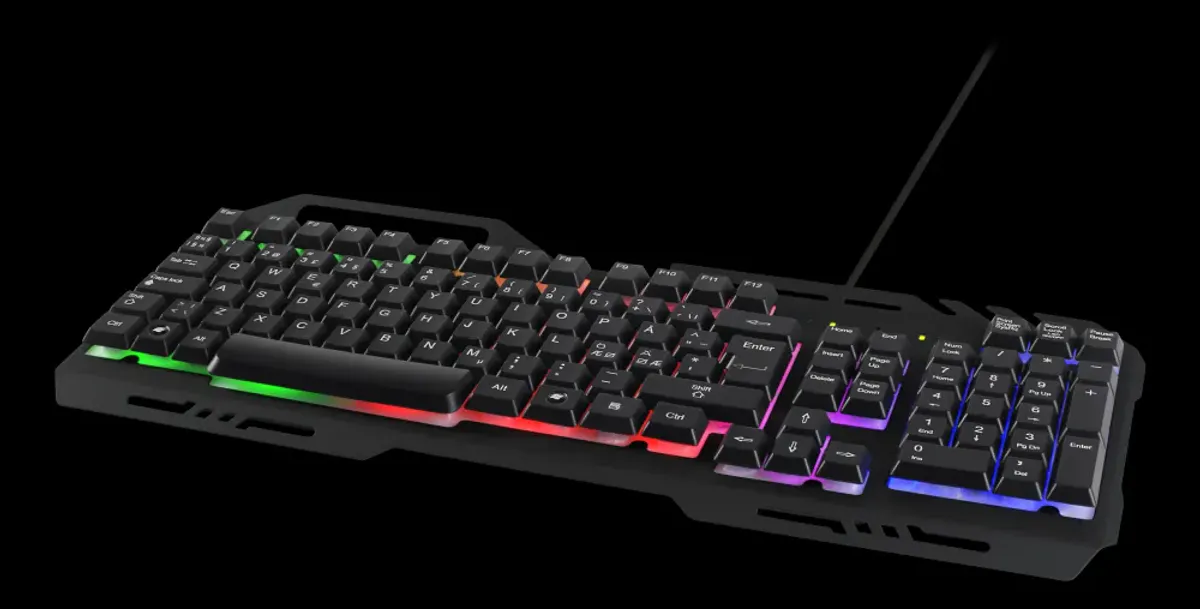 Tastatur Deltaco Gaming Nordic Keyboard RGB Lighting - GAM-042