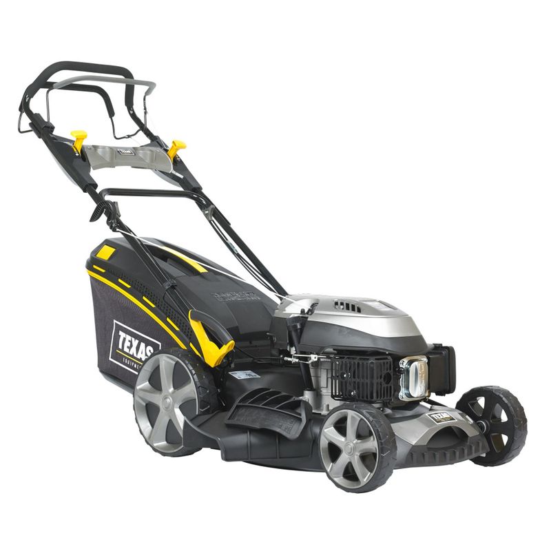 Kraftig bensindrevet selvgående gressklipper 51 cm klippebredde 4-takts 196 cc Texas RL515TR/W