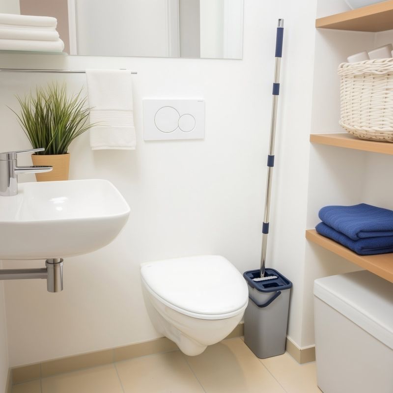 Moppesett - Mopp med Bøtte og 2 Mikrofibermopper
