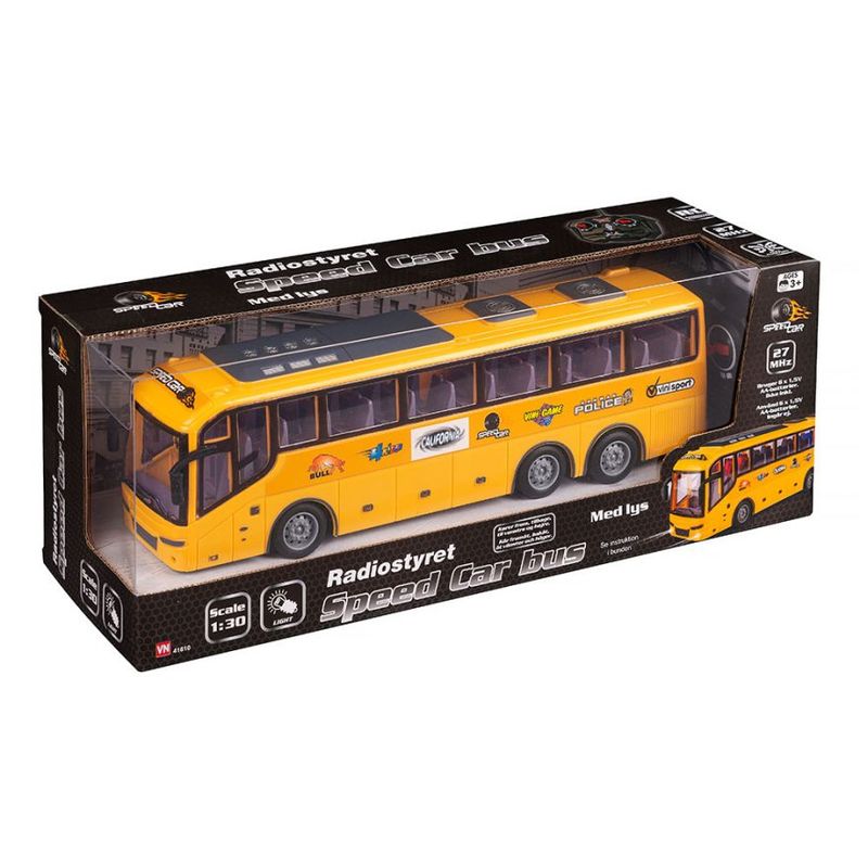 Fjernstyrt Buss 31cm - Fjernkontroll med alle funksjoner