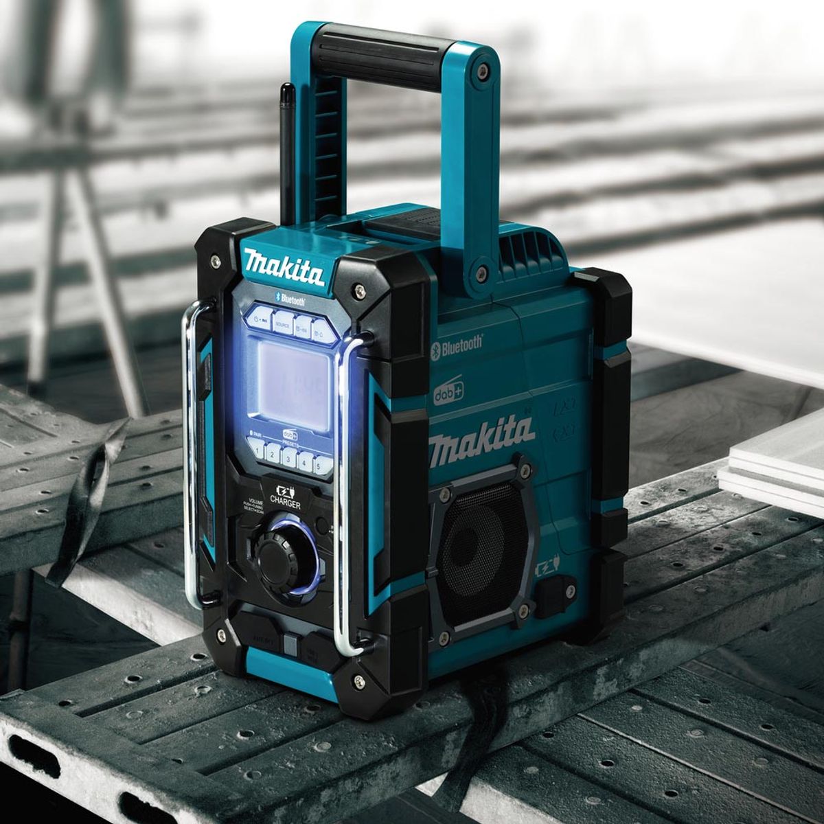 Makita Radiolader Dab+ 12V Max CXT ® / 18V LXT ® / AC Bluetooth DMR301