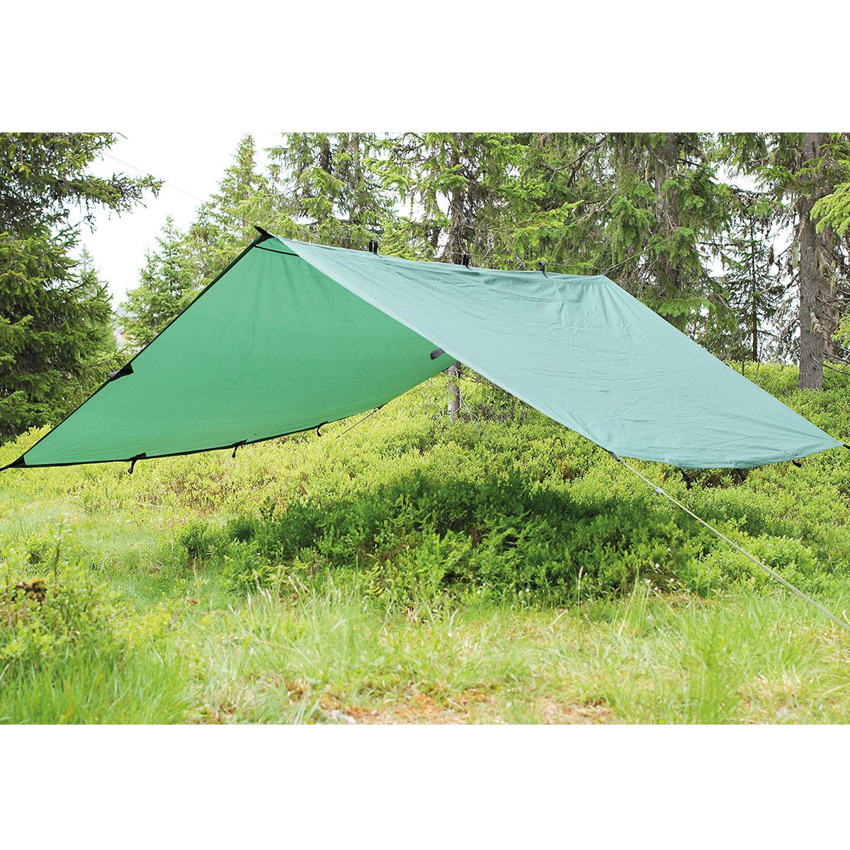 Teltduk - Tarp - Gapahuk - Regn & Vindtett - Kun 950 gram - 3x3 m