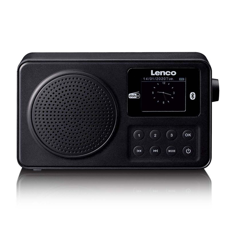 Bærbar DAB+/FM-radio med Bluetooth og Oppladbart Batteri - Lenco Nødradio
