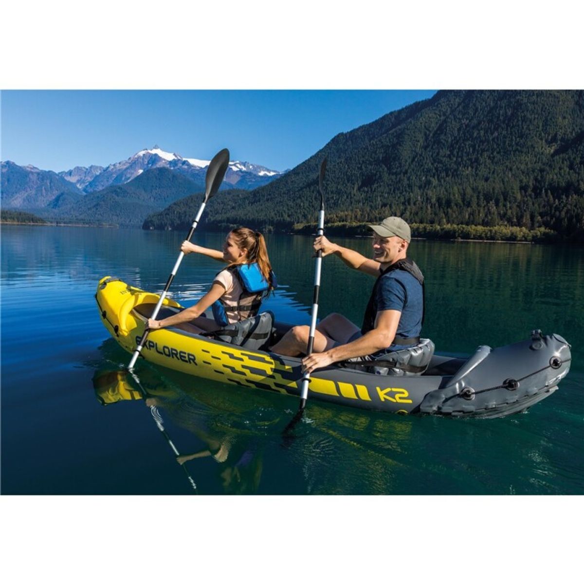 Kajakk for 2 personer - Intex Explorer K2 Kajakk