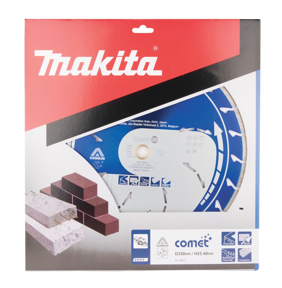 Makita Diamantskive 350 mm Comet B-13552