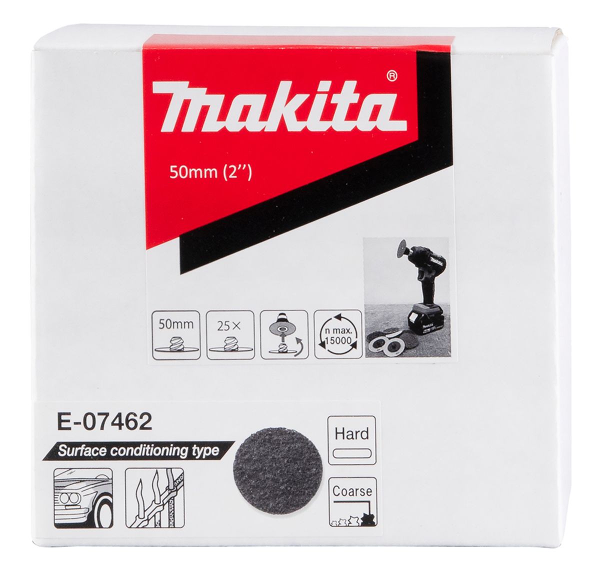 Makita Pusseskive 50 mm Grov E-07462