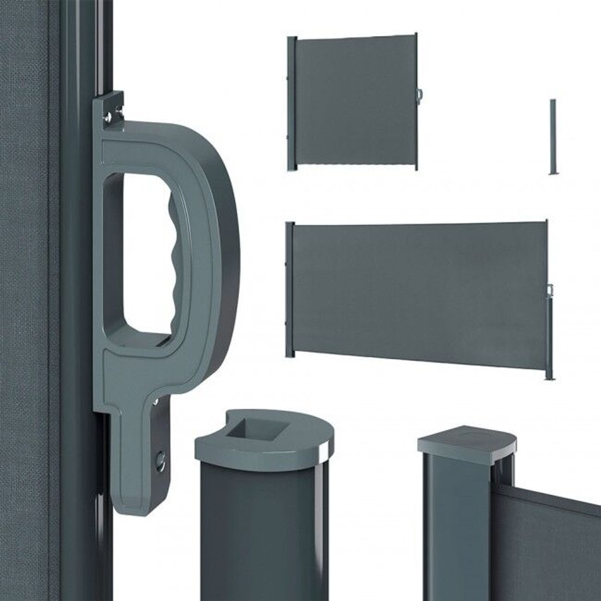 Levegg - Uttrekkbar Sidemarkise 300x200cm