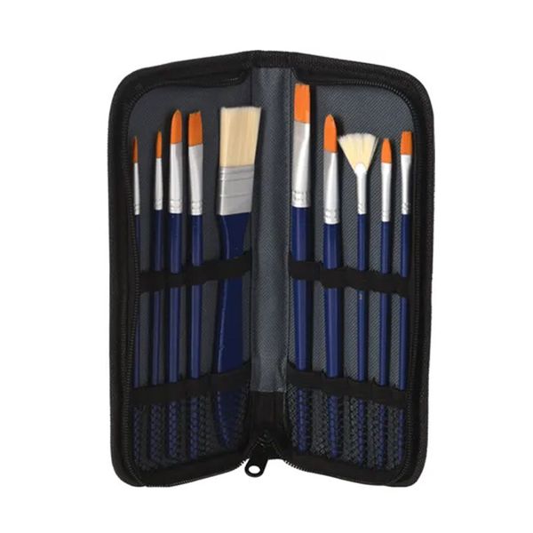 Hovedbilde Hobbypensler Oljemaling - Malepensler - 10 stk i ...