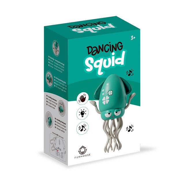 Hovedbilde Dancing Squid – Green - Dansende Blekksprut ...