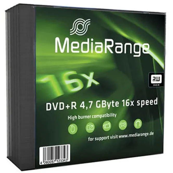 Hovedbilde DVD-R - Recordable 4,7GB DVD+RW 8x - 5 stk ...