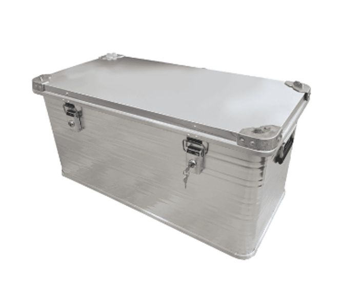 Hovedbilde Aluminiumskasse 76 Liter med Bærehåndtak og Lås