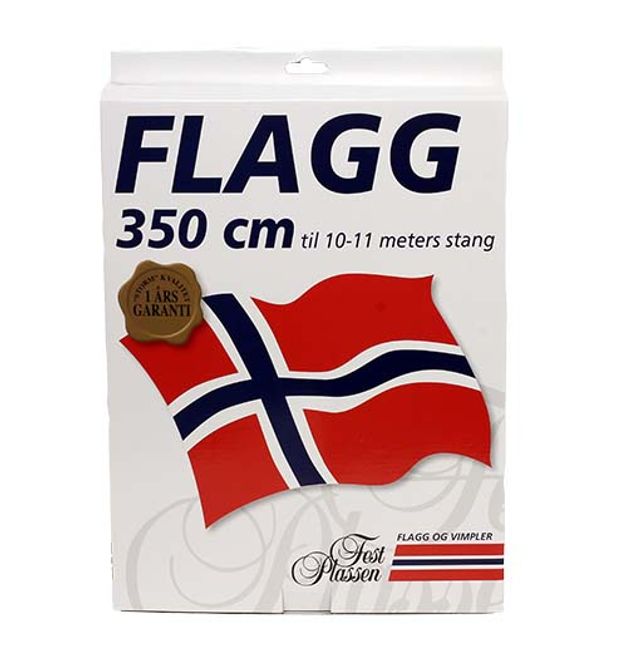 Hovedbilde Norges Flagg 350cm passer til 10 til 11 meter ...