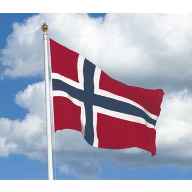 Hovedbilde Norges Flagg 500cm passer store stenger over 14 ...