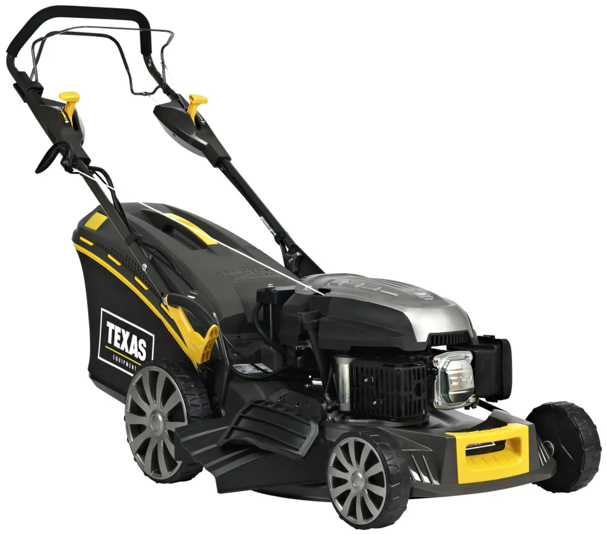 Bensindrevet gressklipper - el-start og selvdrift 48 cm klippebredde – Texas Premium 4850TR/W 90066555E