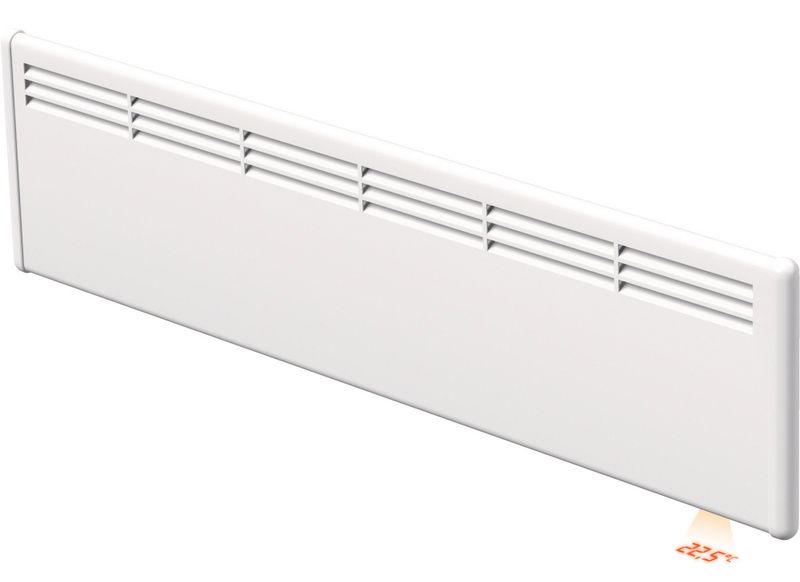 Beha Panelovn Listovn Smartovn med stålfront og Wifi - 1000W - Hvit LV 10 - Norskutviklet varmeovn