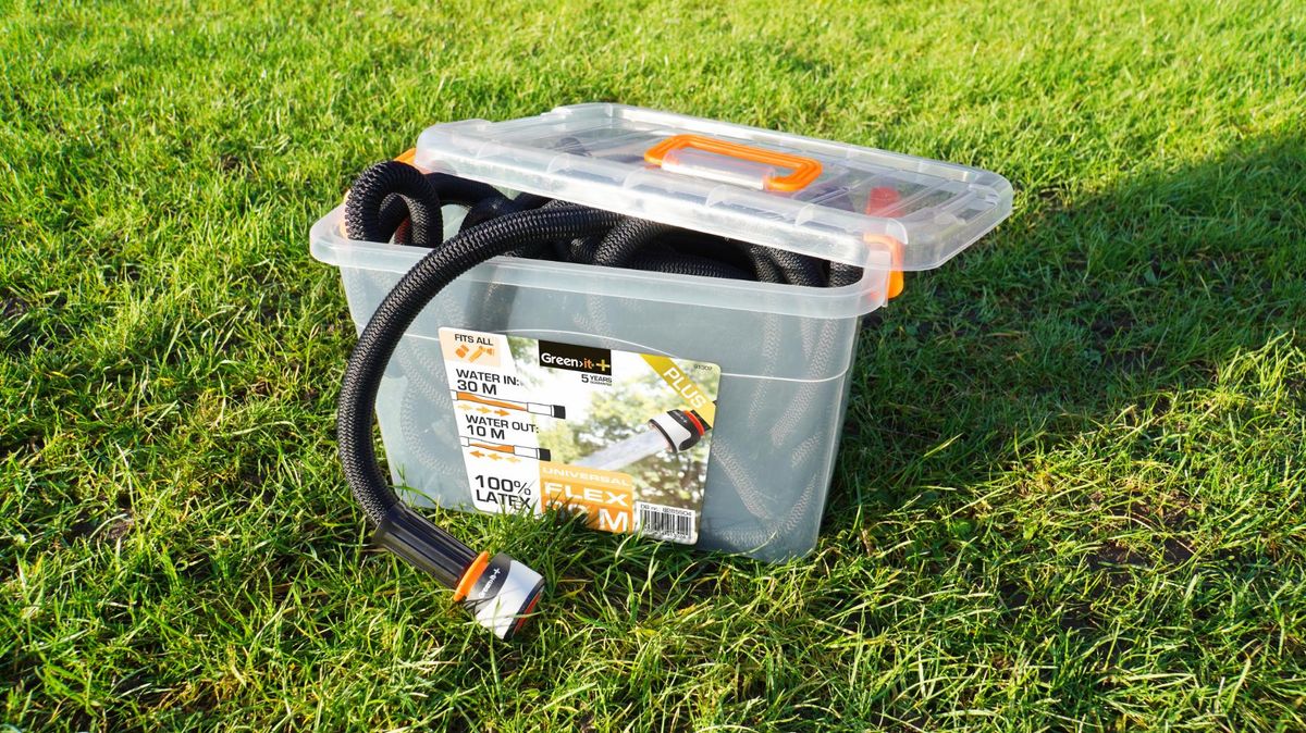 Vannslange Universal Flex Vannslange på 45 Meter med Koblinger