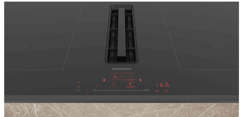 Siemens iQ500 Induksjonstopp med integrert ventilator 80 cm 