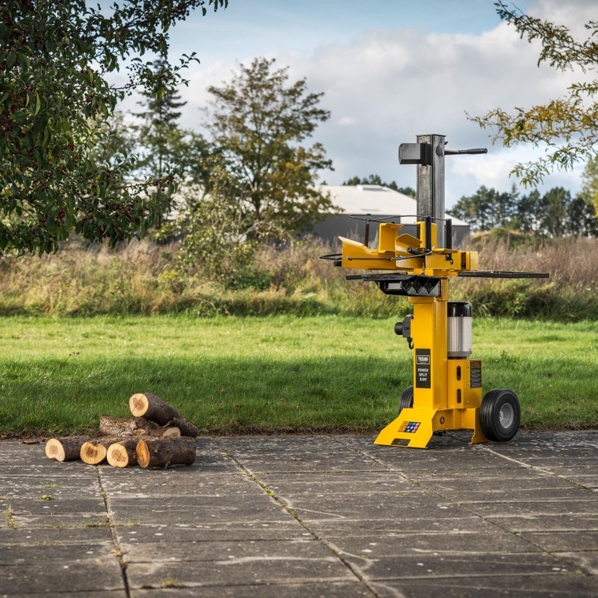 Texas vedkløyver Power Split 830V, 8 tonn, 380V 90052209