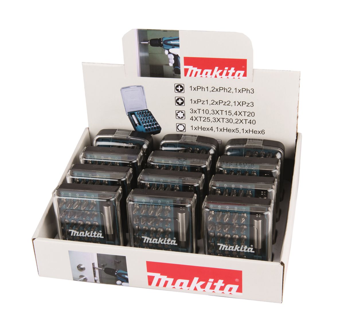 Makita Bits Sett 31 Deler D-34936