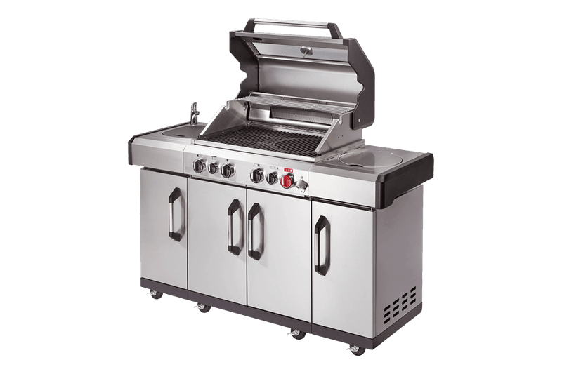 Gassgrill med 4 Brennere og Vask - Enders Kansas Pro 4 SIK Turbo - 22,4 kW