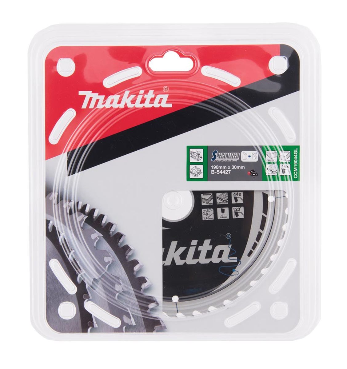 Makita Sirkelsagblad Specialized 190 mm Tre/MDF B-54427