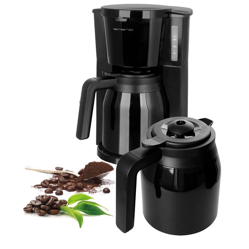 Kaffetrakter - Termosbrygger med 2 Termokanner - Emerio
