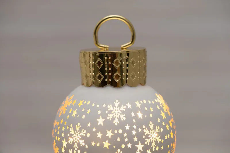 Julekule med Led-Lys og Timer