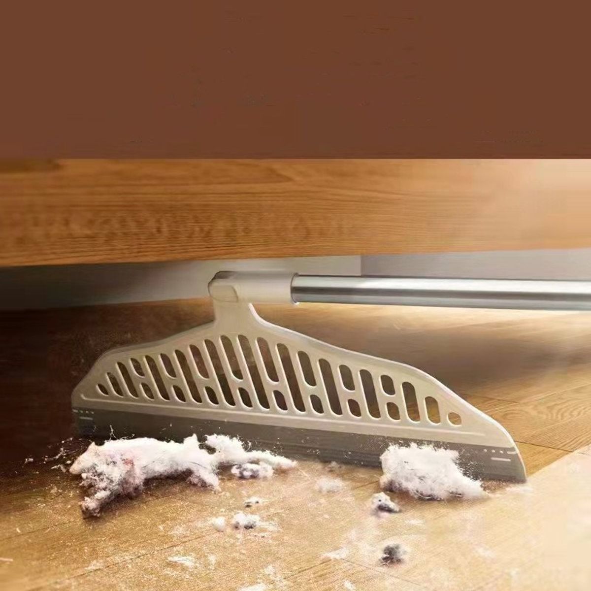 Gulv eller Vindusnal med Fleksibelt Skaft - Gulvskrape med Gummi