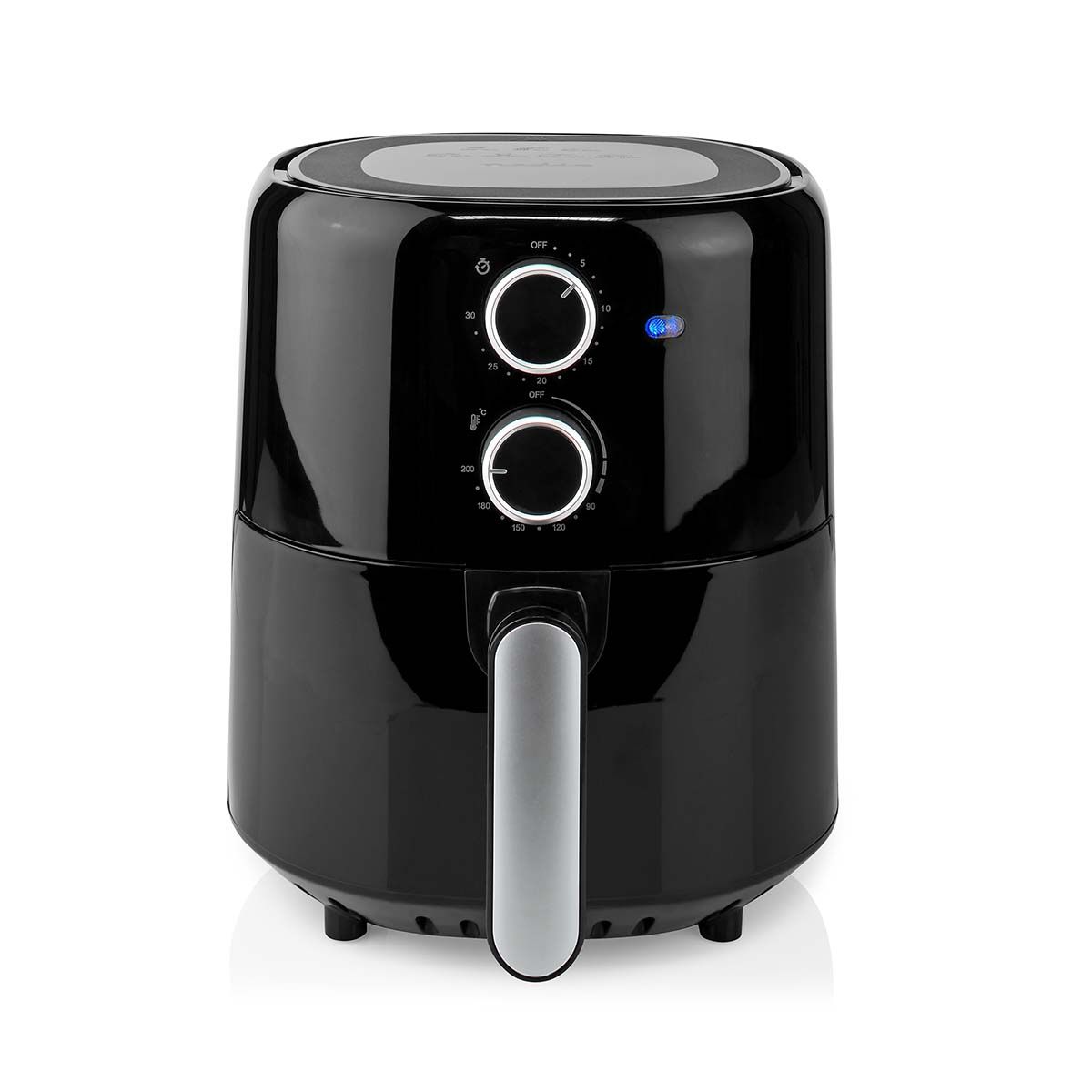 Air Fryer, 3 Liter, 30 min timer - Sort - Nedis