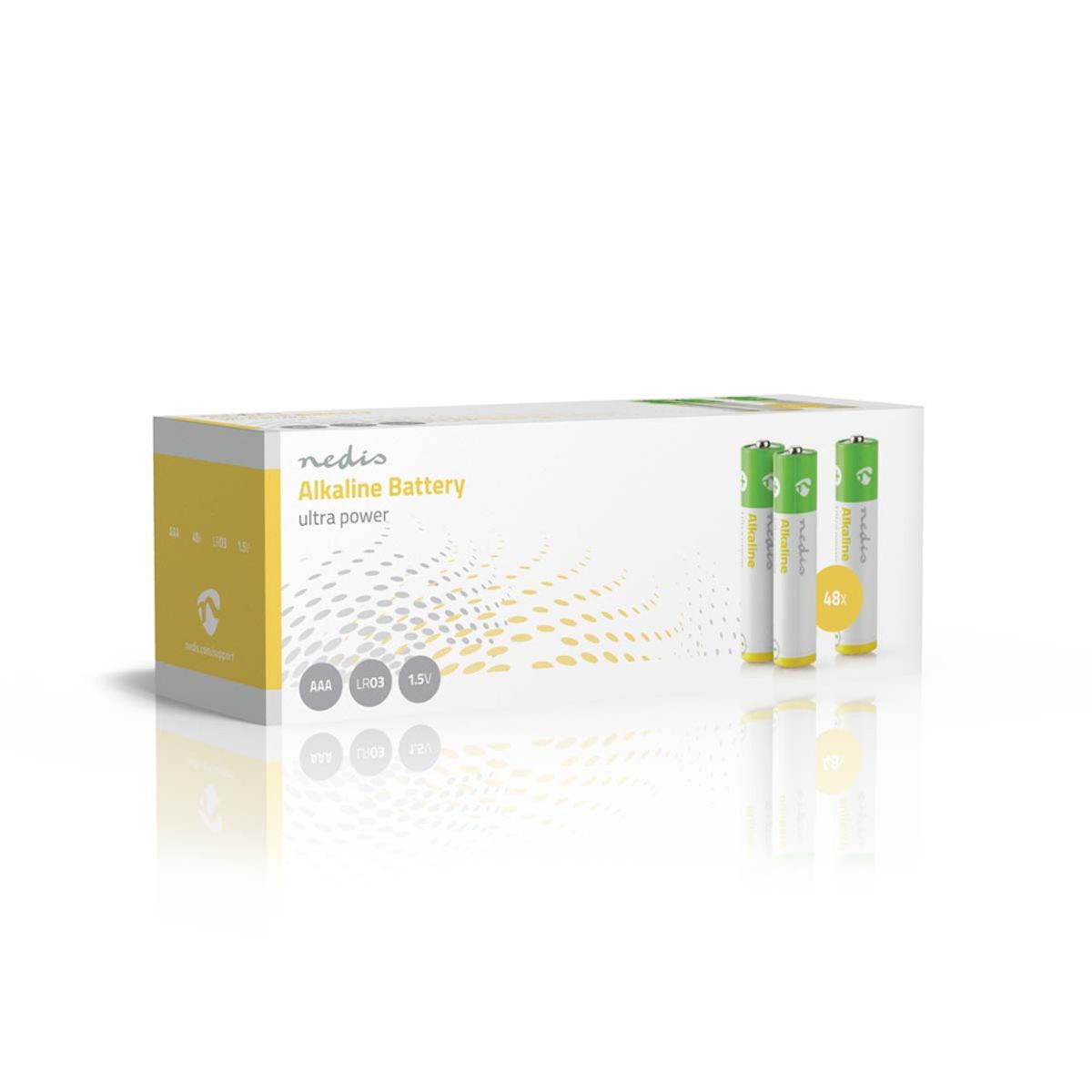 Batteri AA 1.5  Volt  Alkaliske Batterier LR06 - 48 stk i Pk