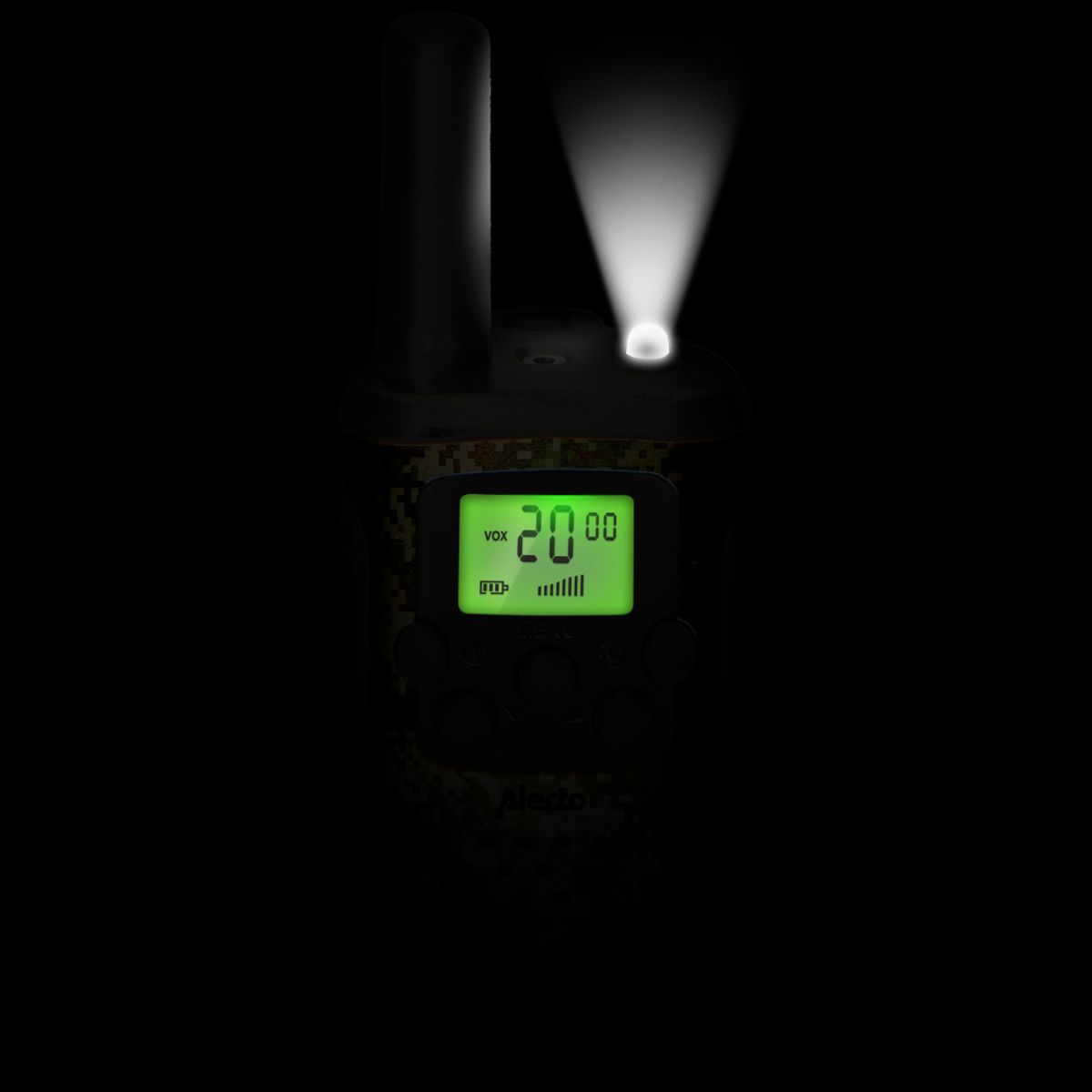 Walkie-Talkie - Jaktradio - Opp til 7km - 8 Kanaler med 38 underkanaler - Kamuflasje