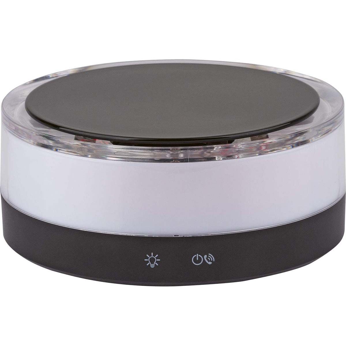 Trådløs Lader - Bluetooth Høyttaler - LED Fargelys - Bas 7