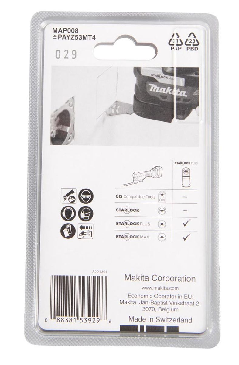 Makita Segmentsagblad 53 mm TC/HM K40 Starlock Plus  B-66391