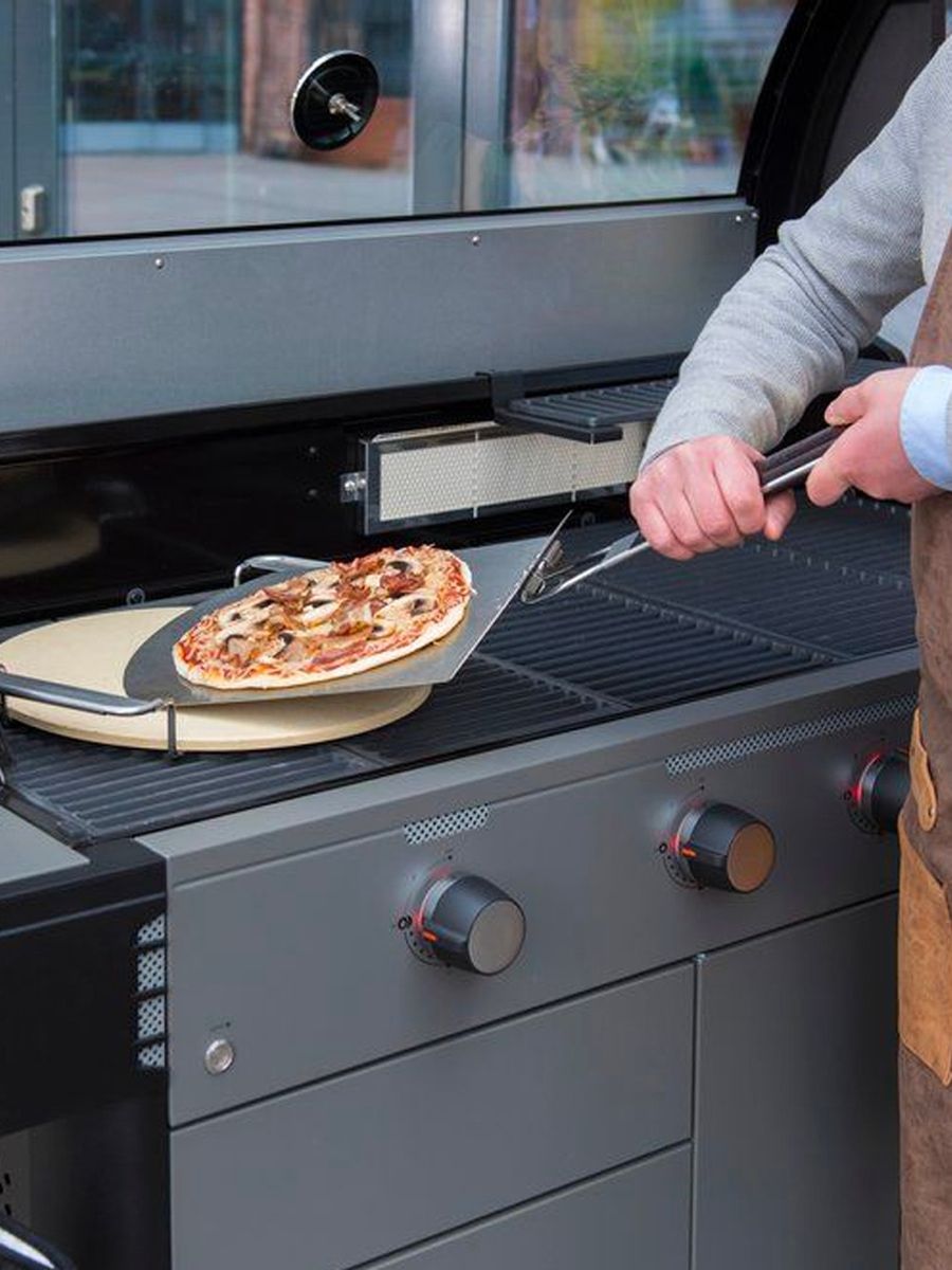 Pizzaspade - Sammenleggbar Pizzaspade i Rustfritt Stål med Treskaft - Mustang