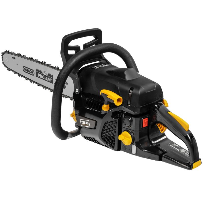 Bensindrevet Motorsag Toppmodell - Robust Kraftpakke - 2-takts 52cc - 45 cm sverd - Texas XCS5200