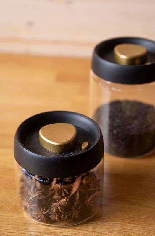 Vakuum Oppbevaringsglass 0,5 Liter med Innebygd Vakuumpumpe – Maku Kitchen Life