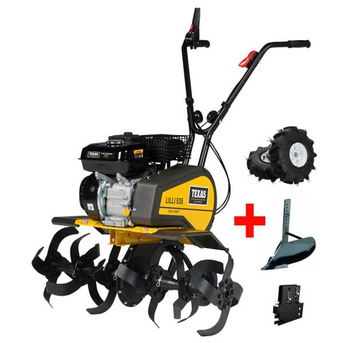Texas jordfreser lilli 535TG dual-shaft m/ tilbehør 90061119
