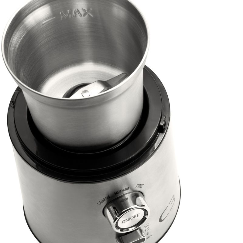 Kaffekvern - CG700 Børstet rustfritt stål - 85g 200W 