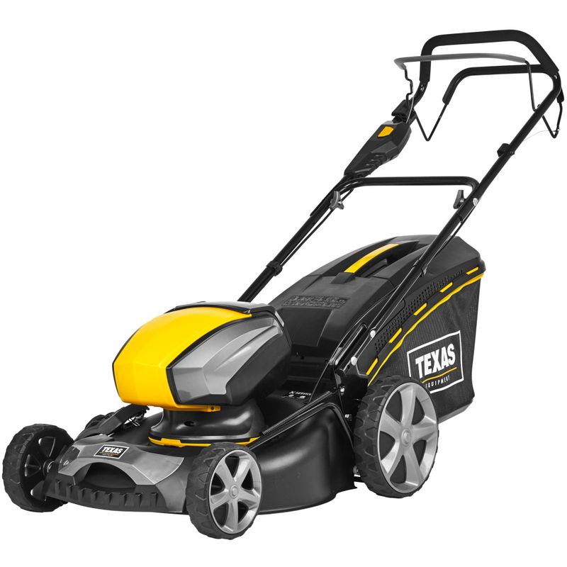 Batteridrevet gressklipper - 46 cm klippbredde - Selvgående inkl. 2 bat og lader – Texas 4640TR-Li