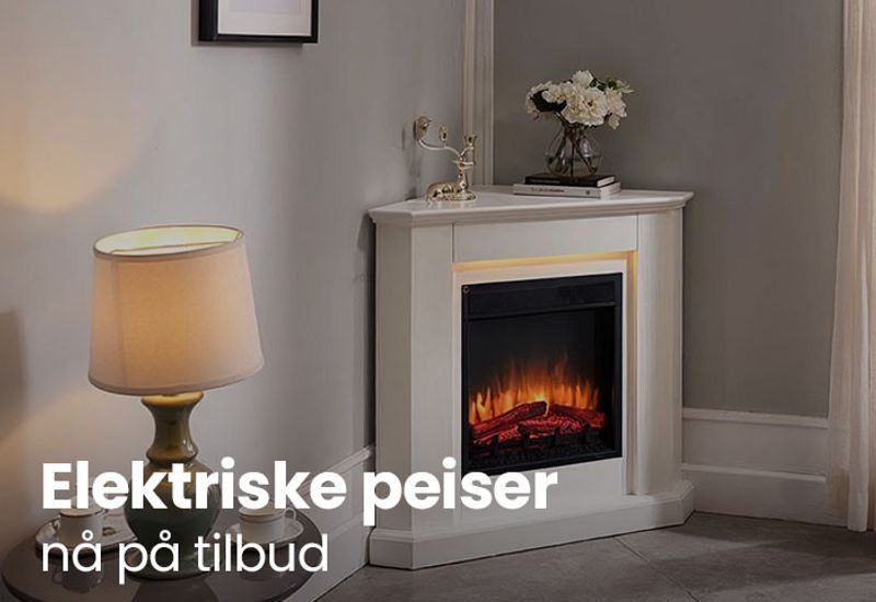 elektriske peiser og kaminer