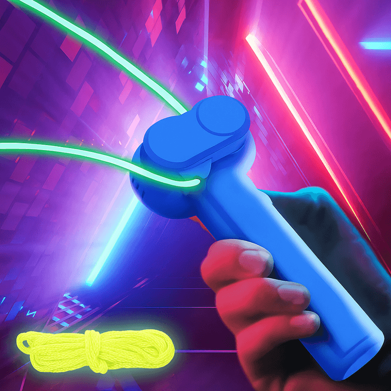 Zipper-String - Rope Thruster med Oppladbart Batteri og Led-Lys, Elektrisk Tau - ÅRETS LEKE