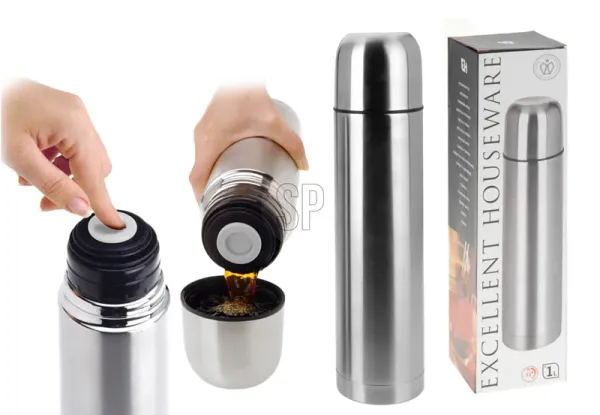 Hovedbilde Termos i Stål fra Excellent Houseware - 1 Liter