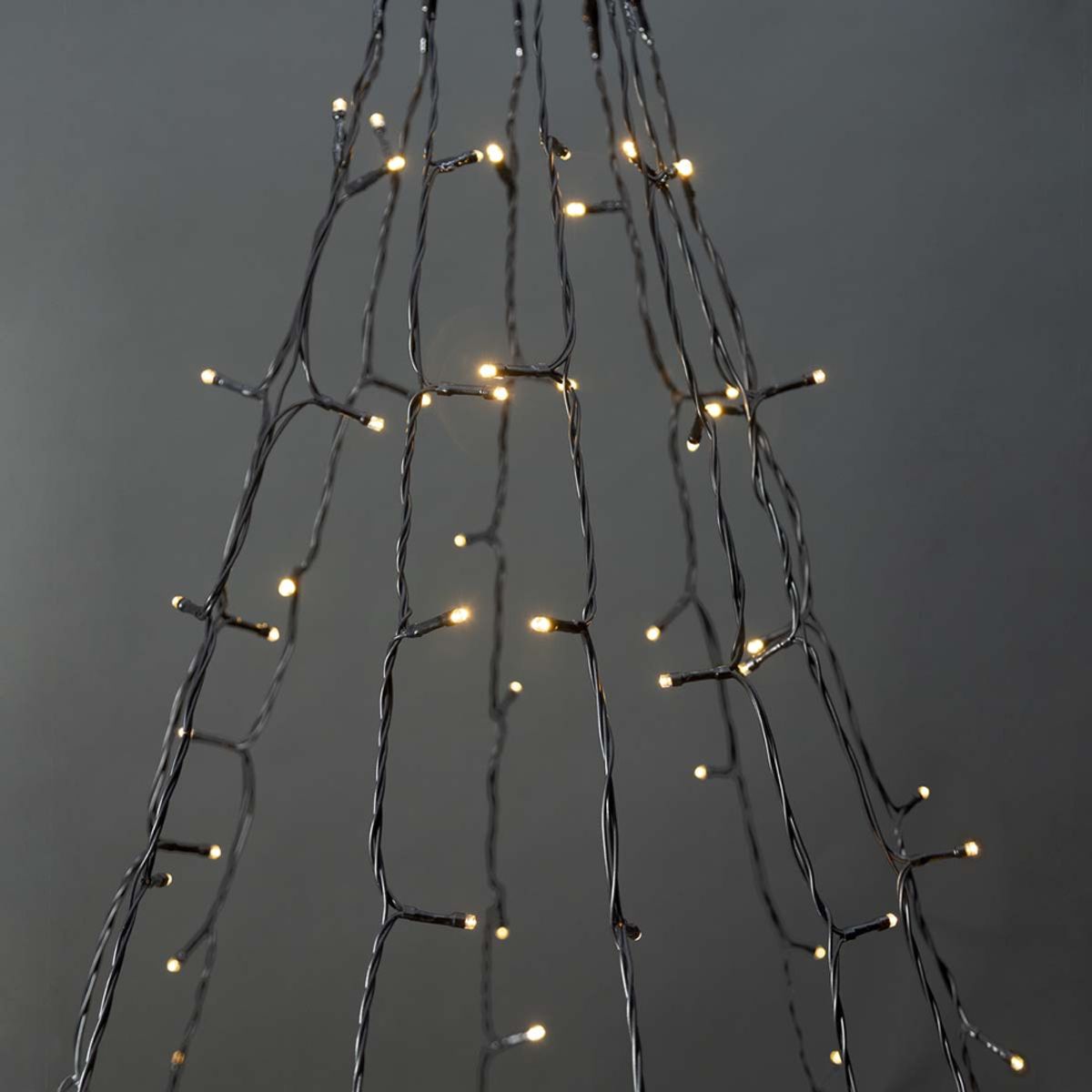 Julelys Flaggstang Eller Tre SmartLife - Varm Hvit - 20 m - 200 LED - 5x4 m - Tidsur