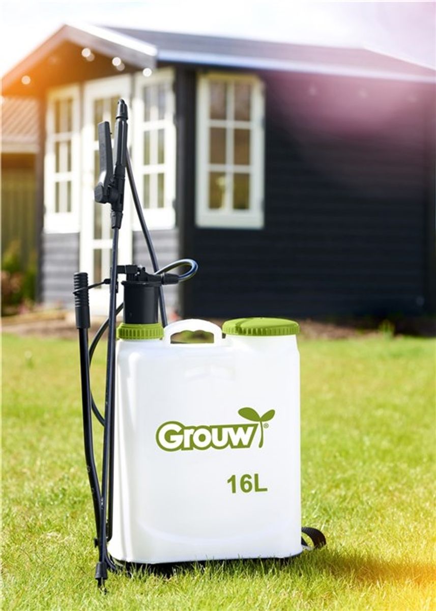 Trykksprøyte - Ryggsprøyte 16 Liter - Grouw