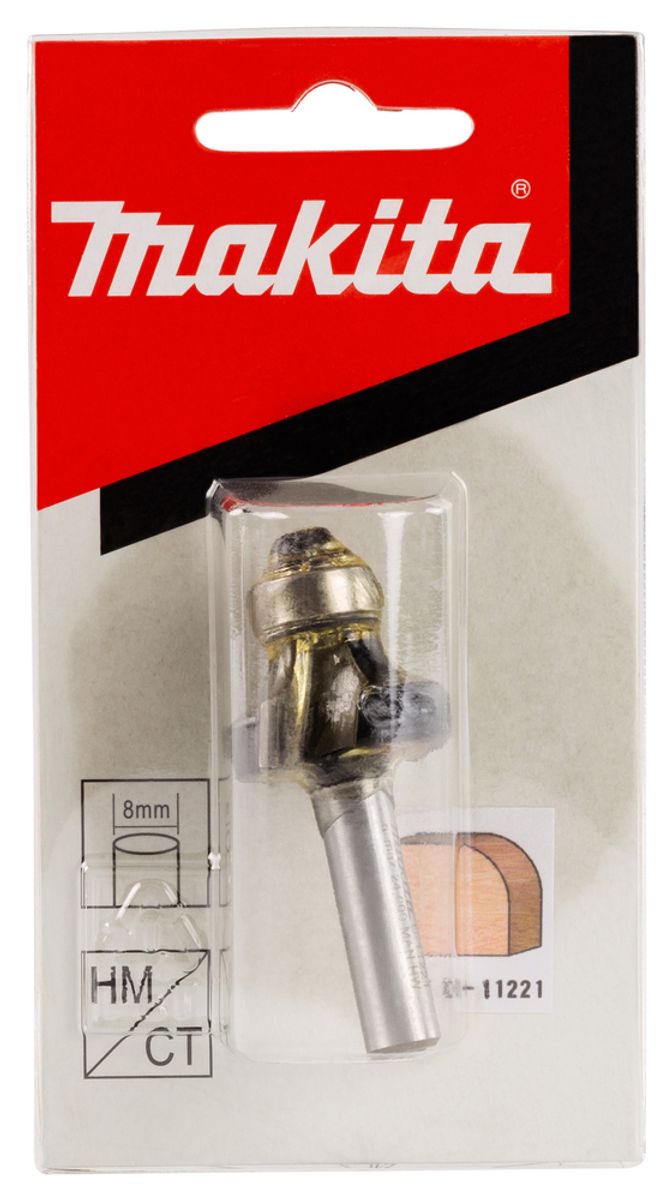 Makita Avrundningsfres S8 25,7x12,7 mm D-11221